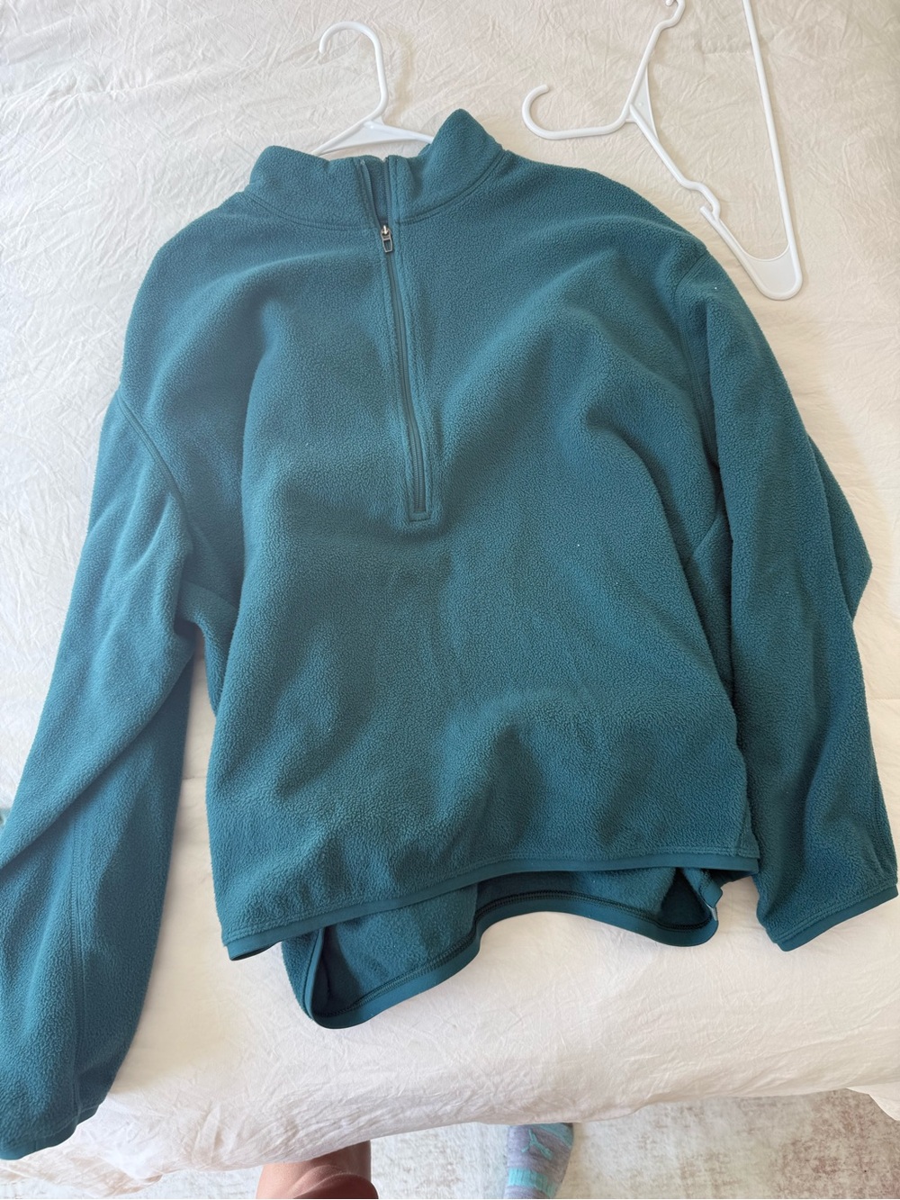 Teal Half-Zip Fleece Pullover lululemon